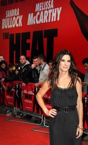 Sandra Bullock attends a gala screening of 'The Heat' at The Curzon Mayfair in London June 13, 2013 