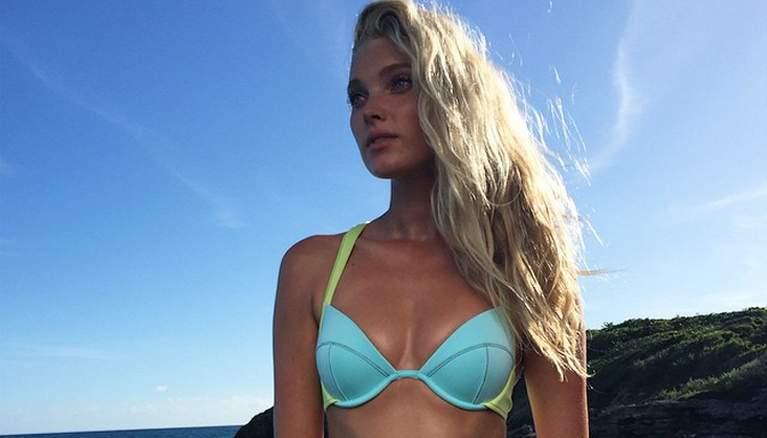 Elsa Hosk in lingerie