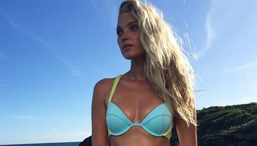 Elsa Hosk in lingerie