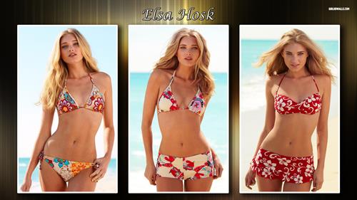 Elsa Hosk in a bikini