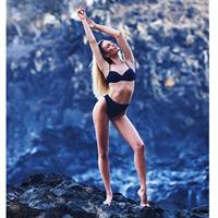 Candice Swanepoel in a bikini