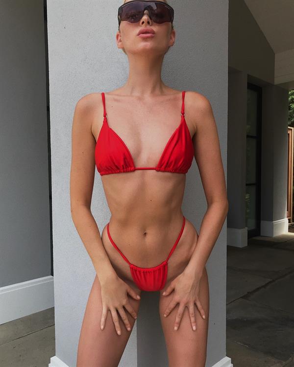 Elsa Hosk in a bikini