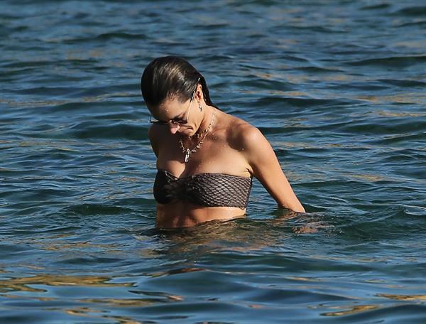 Alessandra Ambrosio in a bikini