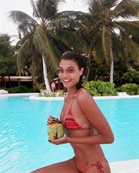 Daniela Braga in a bikini