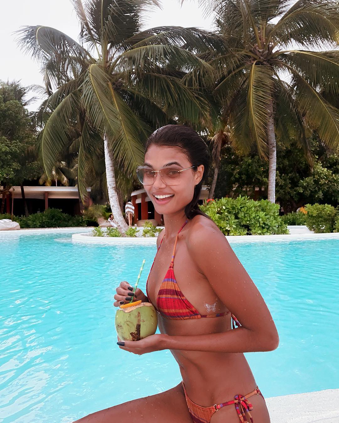 Daniela Braga in a bikini