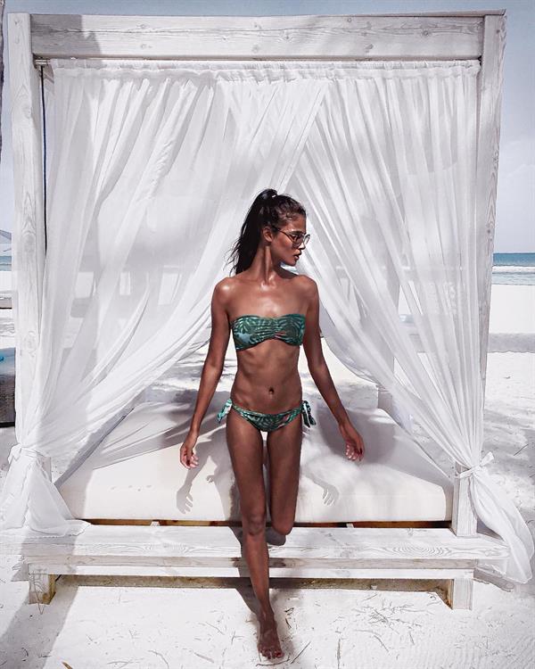 Daniela Braga in a bikini