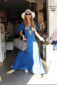 Paris Hilton Shops at Christian Louboutin in West Hollywood (May 9, 2013) 
