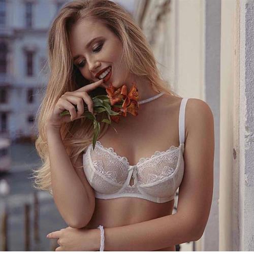Polina Malinovskaya in lingerie