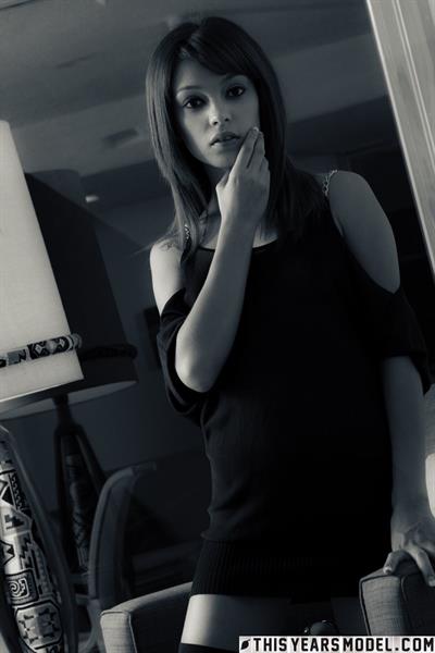 Ashley Doll Does Black, White and Red