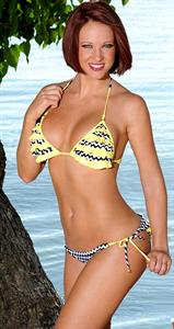 Samantha Harris (Model) in a bikini