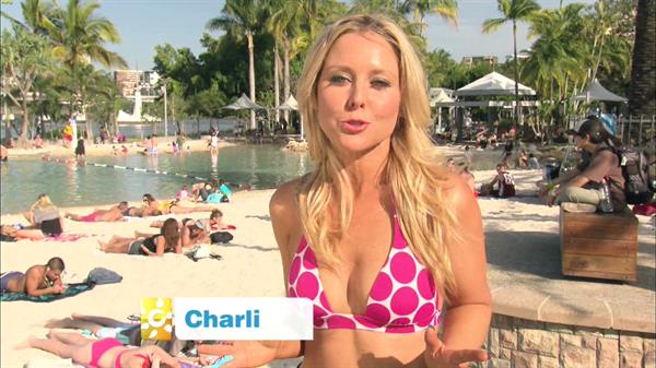 Charli Robinson in a bikini