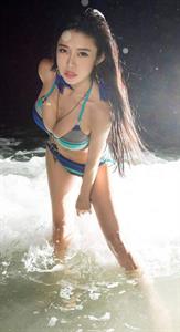 Luvian Ben Neng in a bikini
