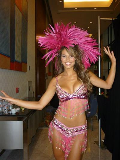 Laury Thilleman in a bikini