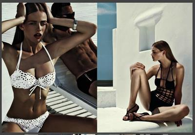 Edita Vilkeviciute in a bikini