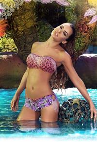 Natalia Vélez in a bikini