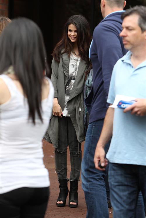 Selena Gomez - Spotted on a promotional tour in Boston (10.05.2013) 
