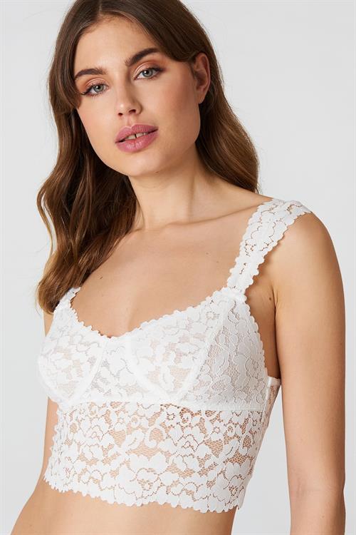 Maja Krag in lingerie