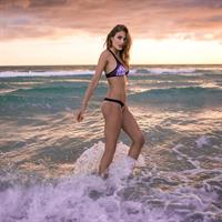 Maja Krag in a bikini