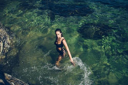 Nathalie Edenburg in a bikini