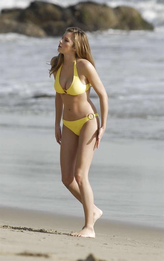 Keeley Hazell in a bikini