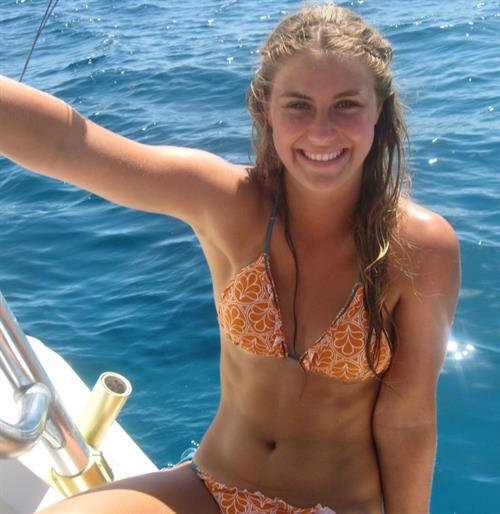 Caitlin Wachs in a bikini
