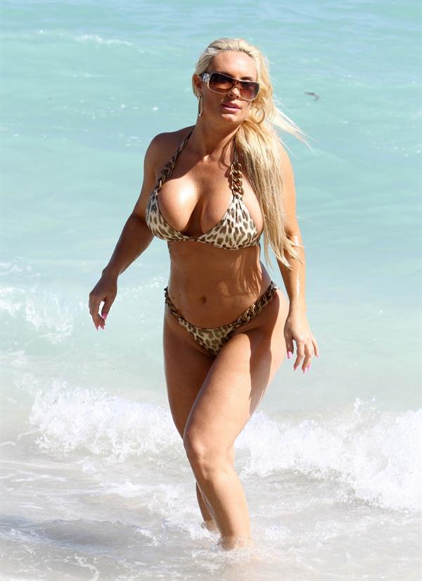 Nicole Coco Austin in a bikini