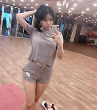 Kim Bitnara taking a selfie