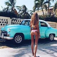 Mathilde Tantot in a bikini - ass