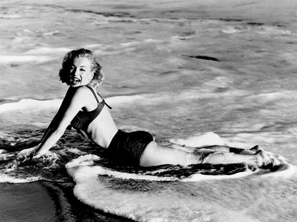 Marilyn Monroe in a bikini