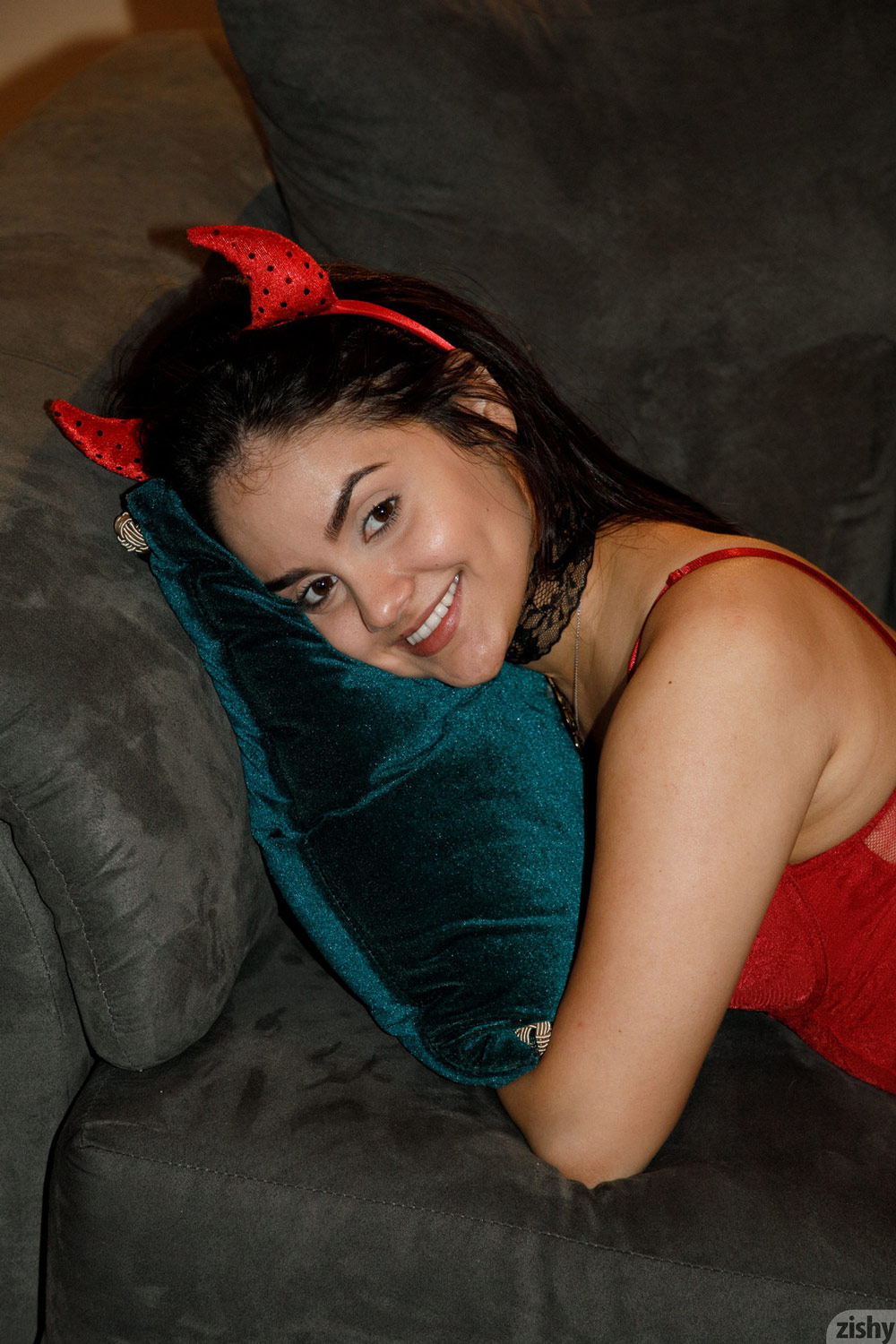 Elouisa Guerra in Red Lingerie