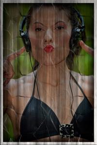 Kika Terremoto in a bikini