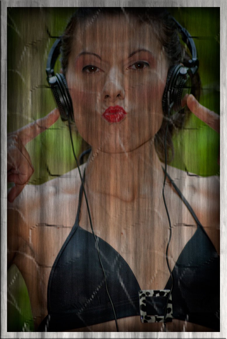 Kika Terremoto in a bikini