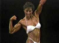 Rachel McLish in a bikini