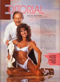 Rachel McLish in a bikini