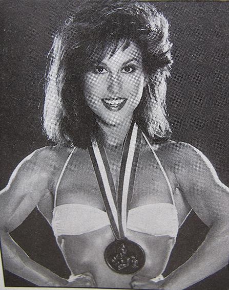 Rachel McLish in a bikini