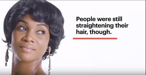 Nastashia Fuller featured in Allure's 100 years of black Hair. 