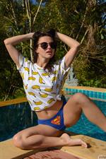 Jasmine Jazz in Panties by the Pool
