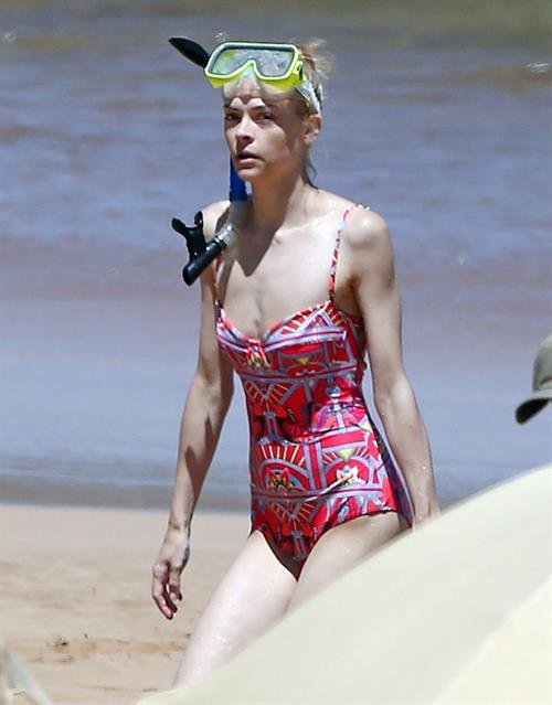 Jaime King in a bikini