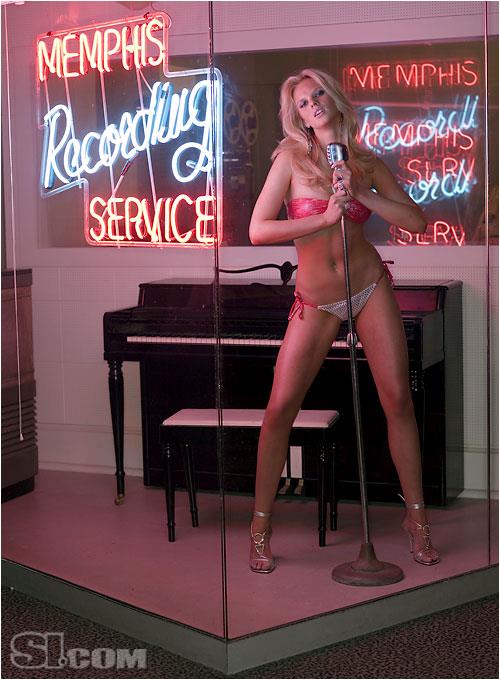 Anne Vyalitsyna in lingerie