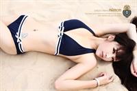 Shi Zi Jia in a bikini