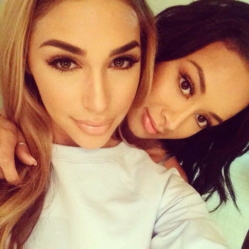 Chantel Jeffries taking a selfie