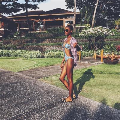 Melodie Monrose in a bikini