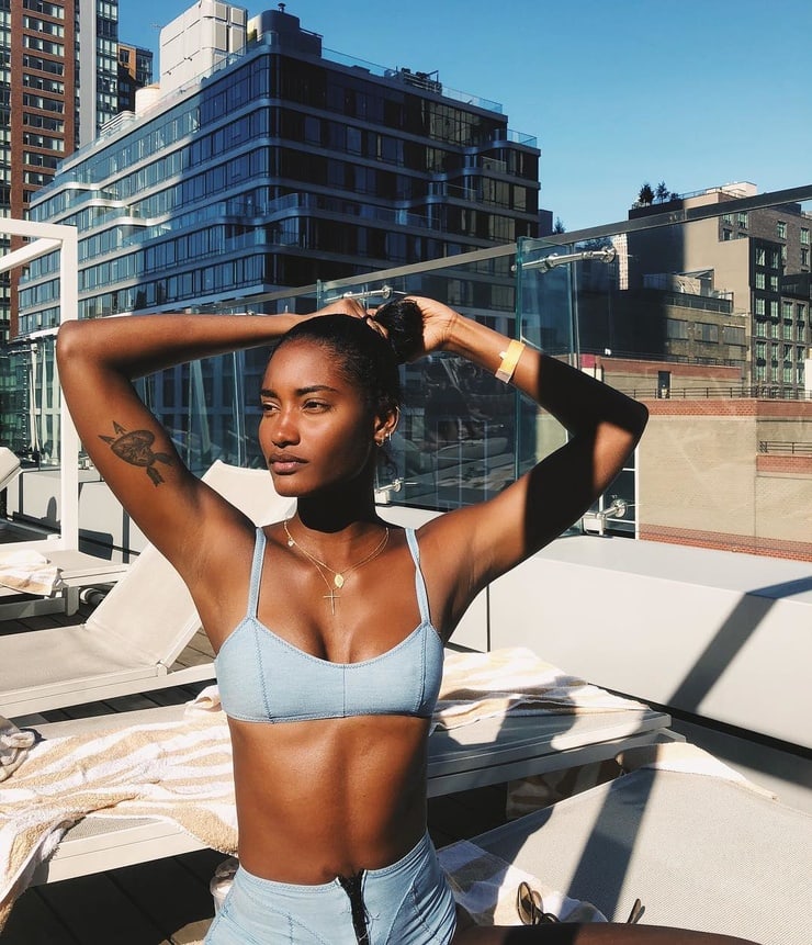 Melodie Monrose in a bikini