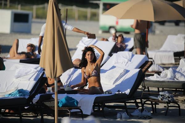 Chantel Jeffries in a bikini