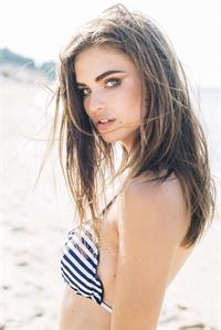 Robin Holzken in a bikini