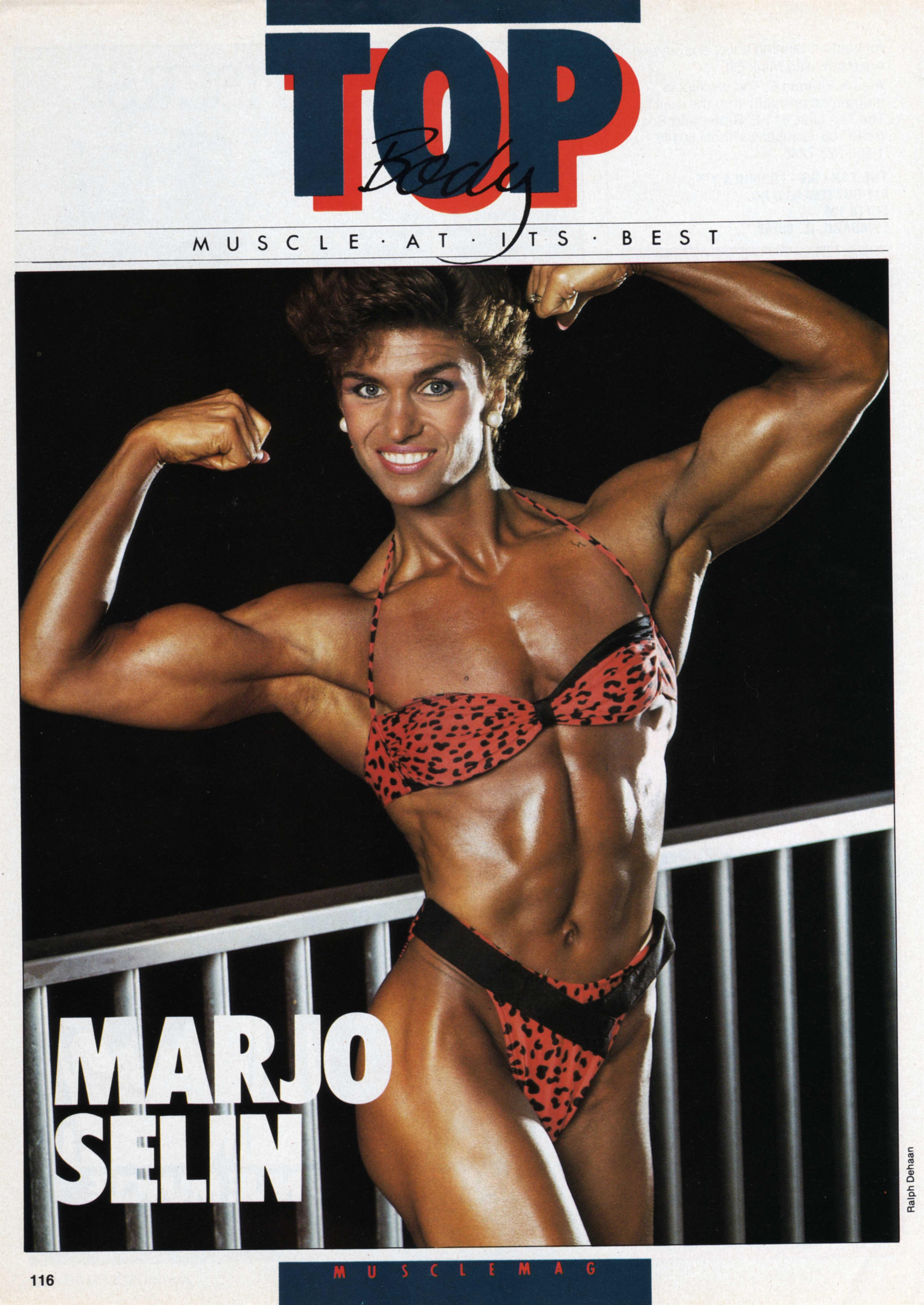 Marjo Selin in a bikini