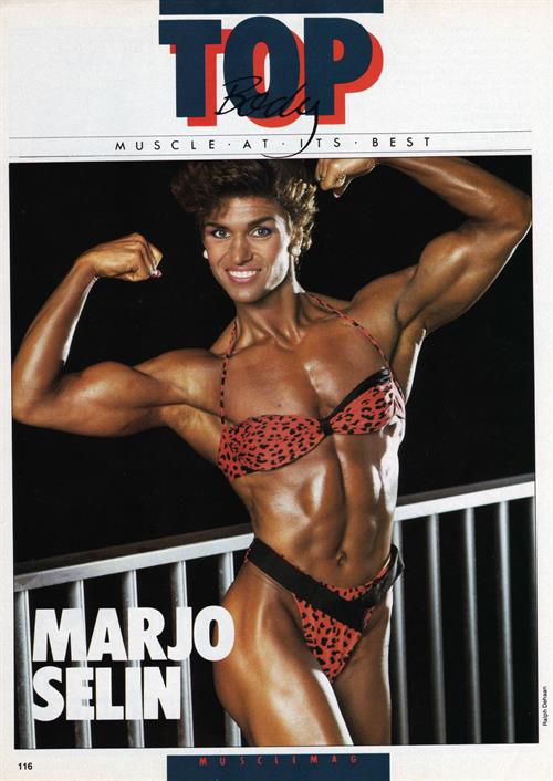 Marjo Selin in a bikini