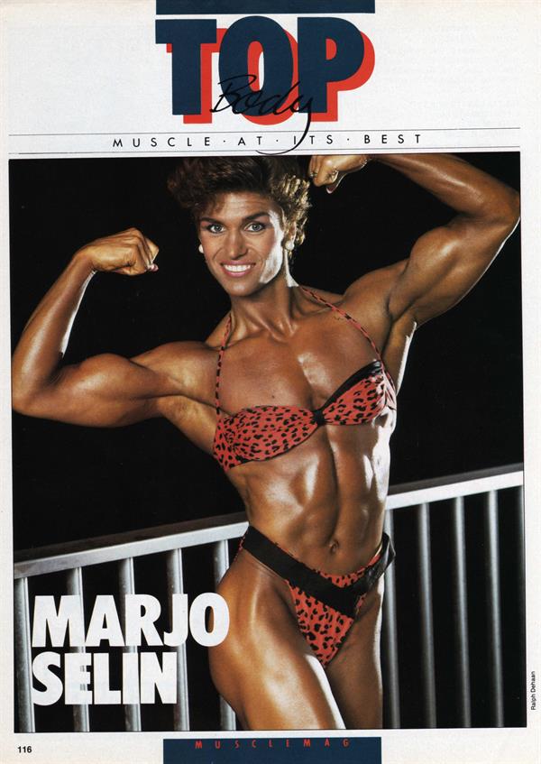 Marjo Selin in a bikini