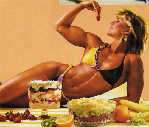 Cory Everson in a bikini