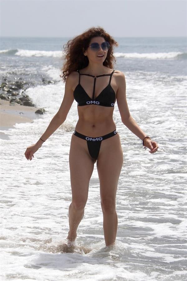 Blanca Blanco in a bikini